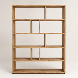 Estante modular de madera