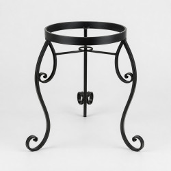 Soporte metálico para macetas