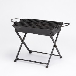 Parrilla portátil artesanal