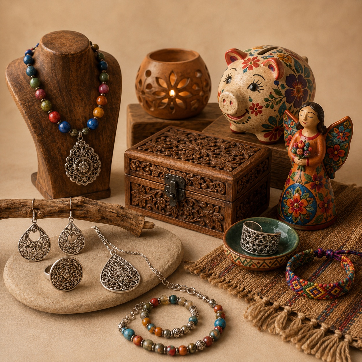 Artesanías y joyería