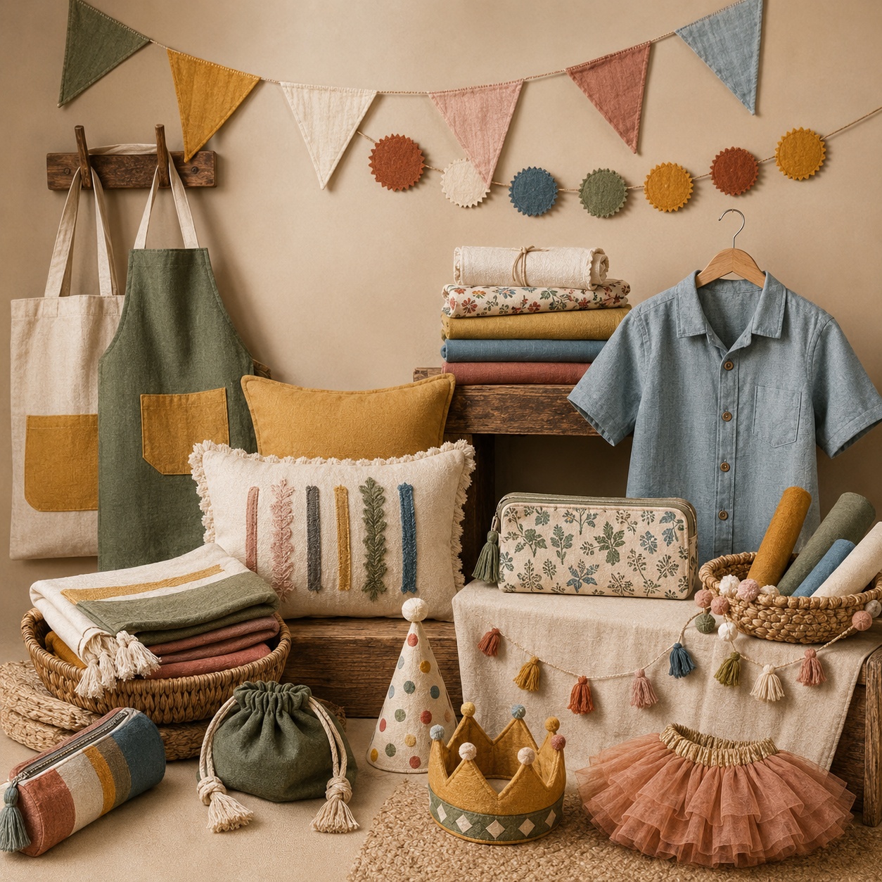 Textiles y cotillón